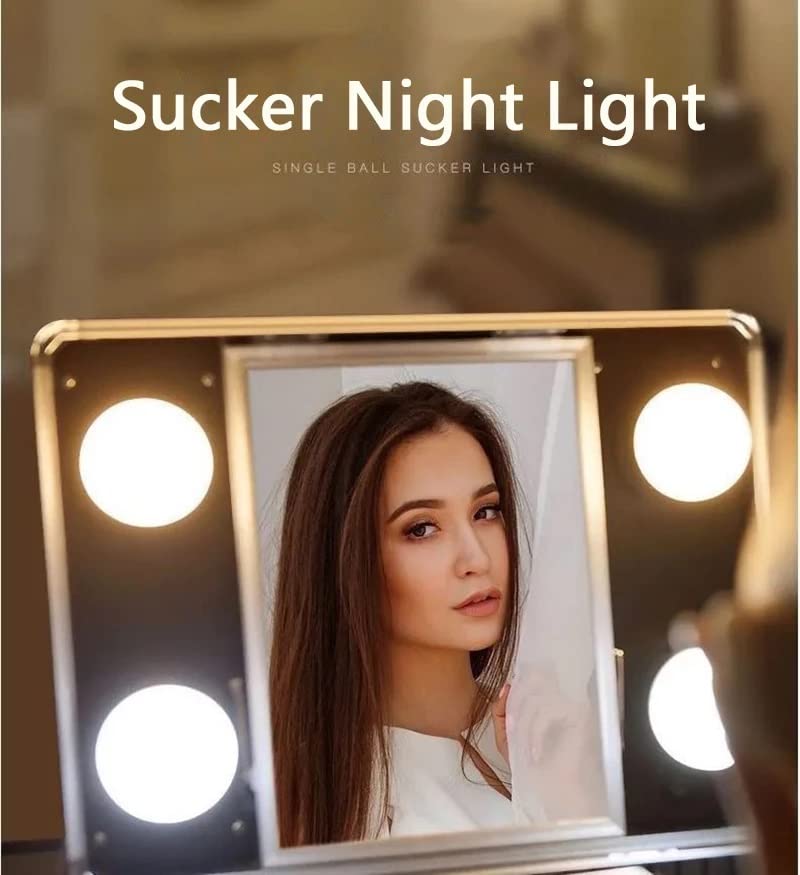 SkyShopy HOMENITY - Rechargeable Color Changing Mirror Suction Light, Studio Light, Vanity Light SkyShopy HOMENITY - Rechargeable Color Changing Mirror Suction Light, Studio Light, Vanity Light
